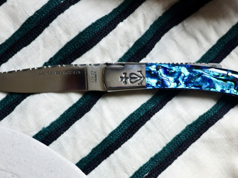 ciselé n°12 – Nacre bleu Océan