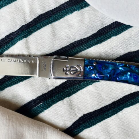 ciselé n°12 – Nacre bleu Océan