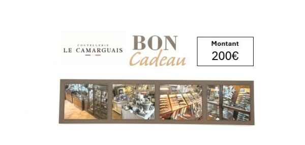 Bon cadeau 200€