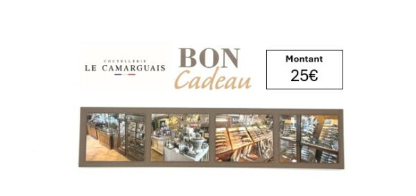 Bon cadeau 25€