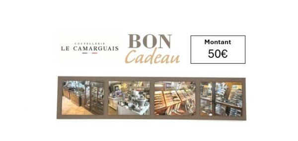 Bon cadeau 50€