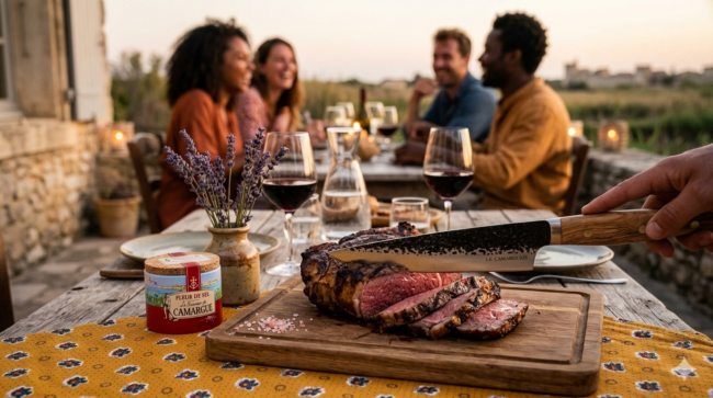 Côte de bœuf barbecue et belles découpes découvrez les coffrets Le Camarguais