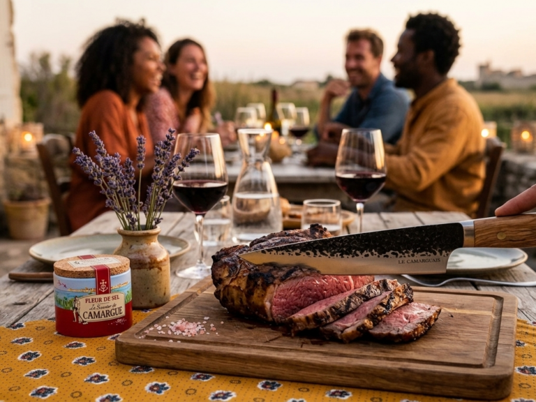 Côte de bœuf barbecue et belles découpes découvrez les coffrets Le Camarguais