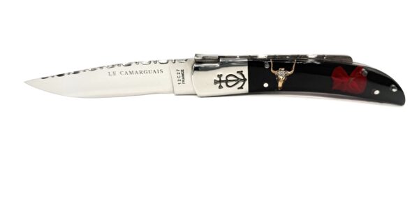 Le Camarguais forgé ciselé n°12 - Spécial Raseteur fond noir