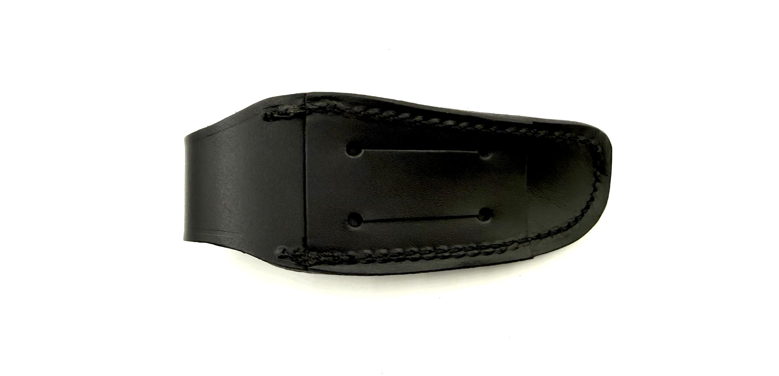 Étui cuir noir Le Camarguais