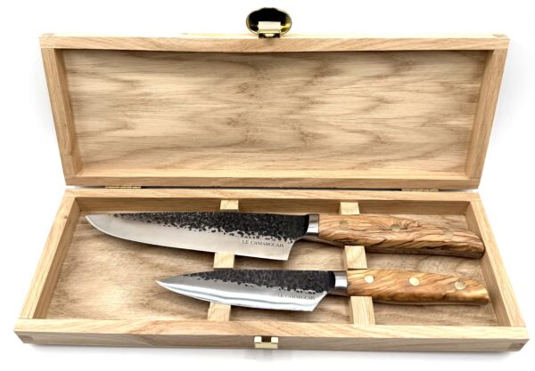 Le Coffret Duo Camarguais à découper en Olivier