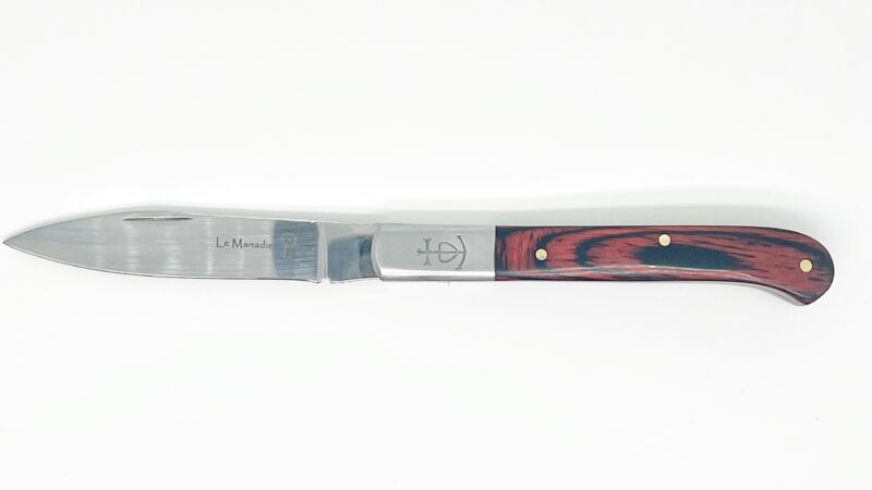Le Manadier n°10 en Stamina Rouge. Couteau régional traditionnel