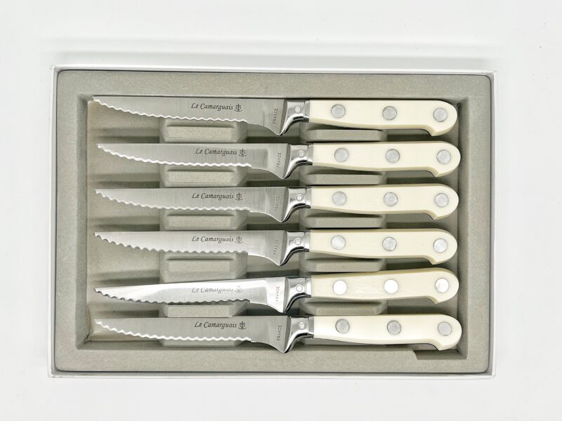 Coffret 6 Pieces table à steak - Résine 100% Français