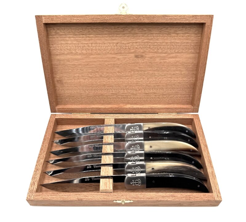 Coffret Le camarguais 6 Pcs - Pointe de Corne Taureau