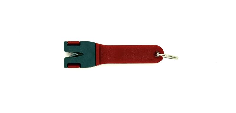 Aiguiseur de poche rouge