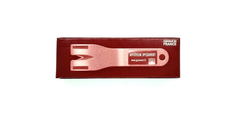 Aiguiseur de poche rouge