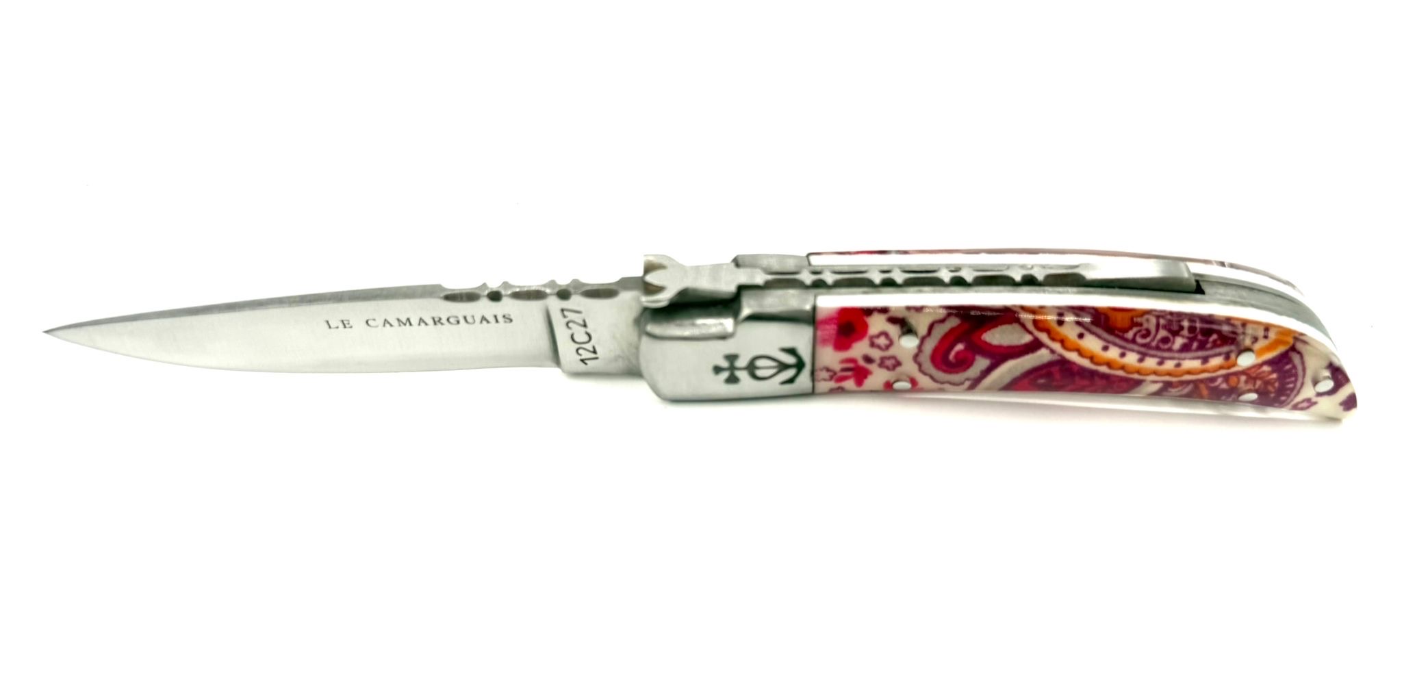 Le Camarguais forgé n°10 - Tissu Provençal rose