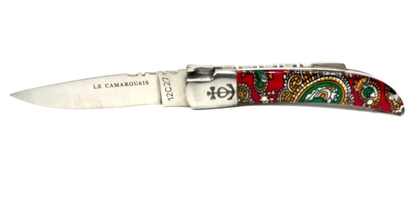 Le Camarguais forgé n°10 - Tissu Provençal rouge