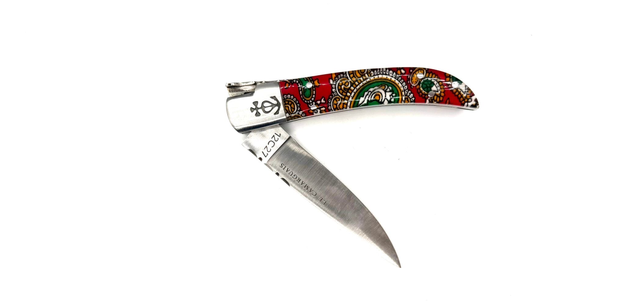 Le Camarguais forgé n°10 - Tissu Provençal rouge